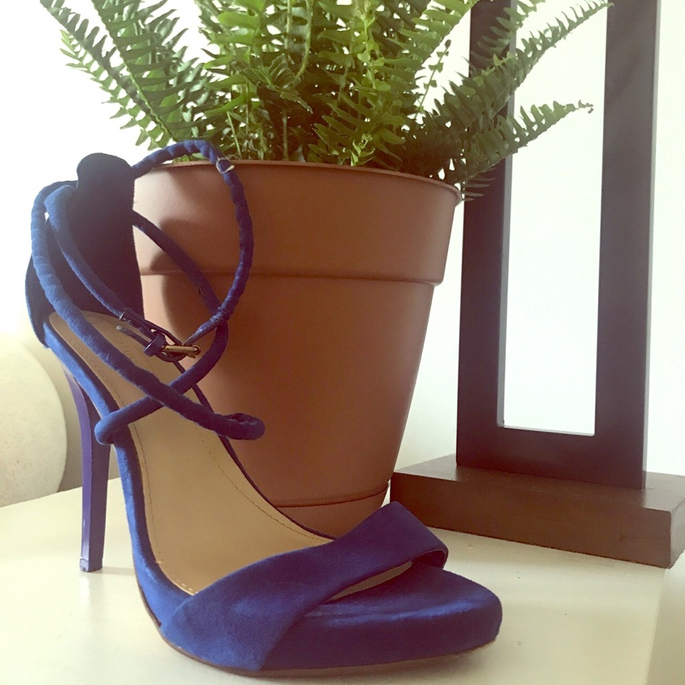 Vibrant Blue High Heel Sandals